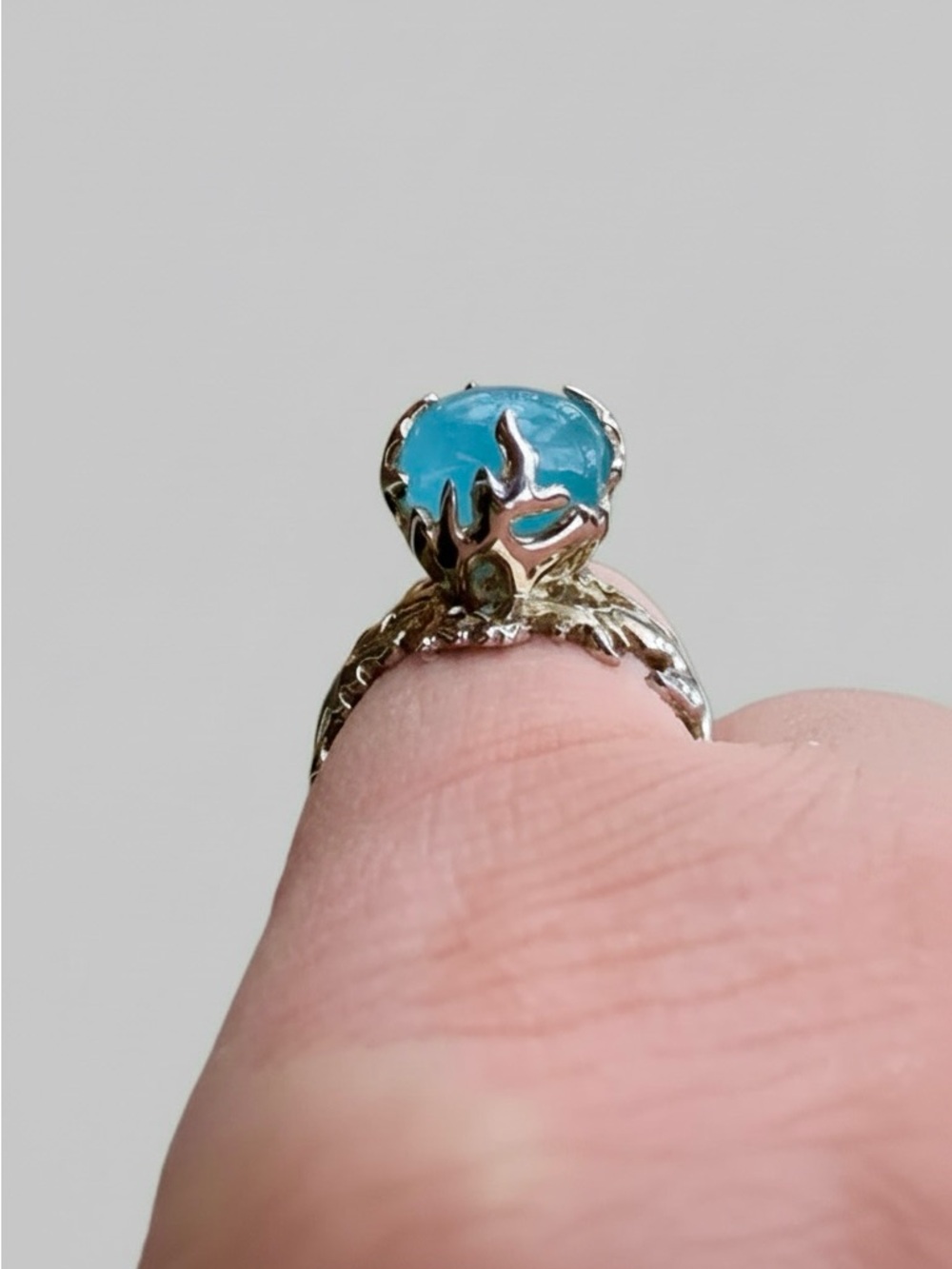 Genuine Aquamarine Set in 925 Sterling Silver - Picture 5 of 11